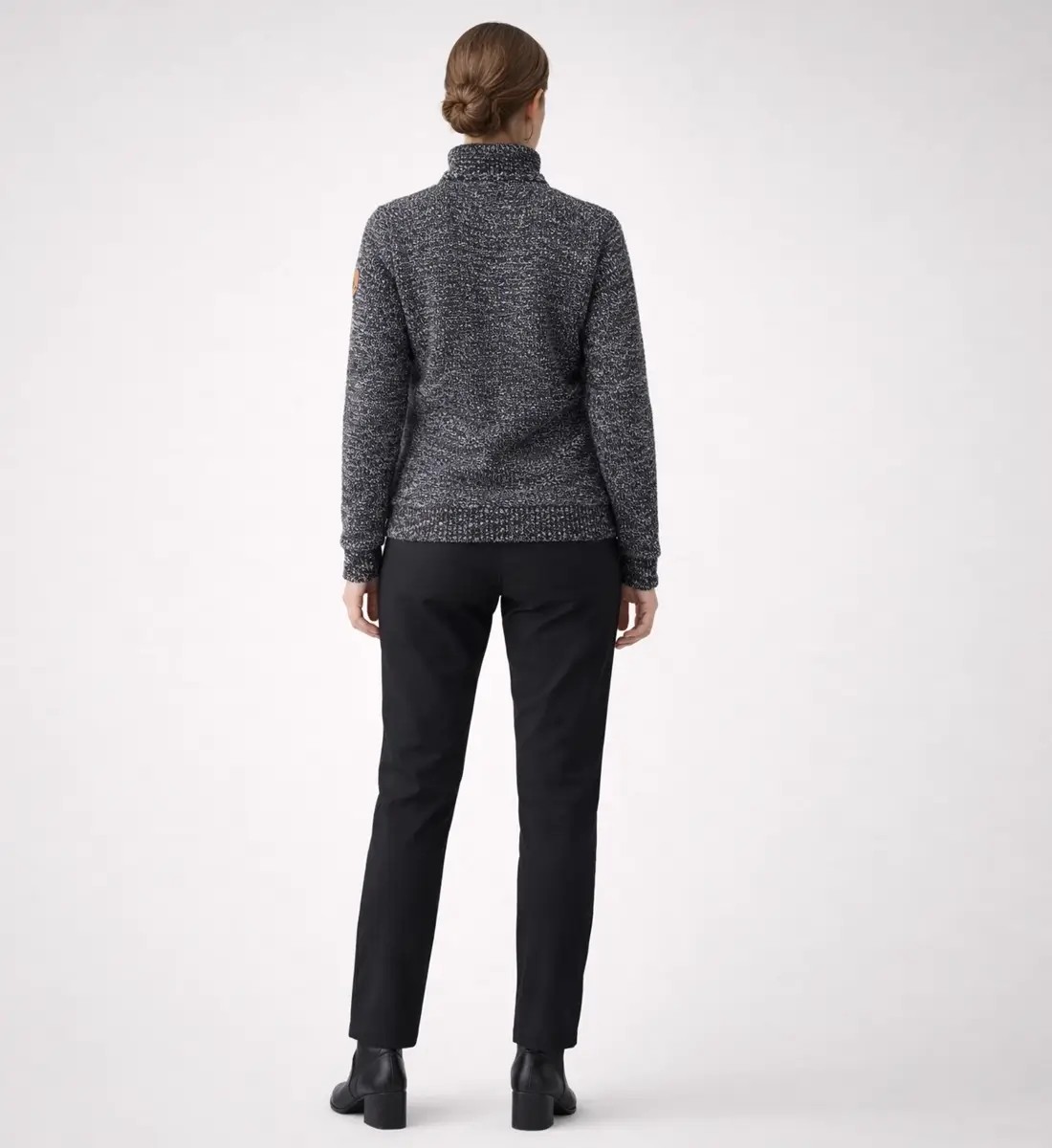 Alvin Unisex Zip-Up Knit Jacket – Structured Knitwear - Afbeelding 3