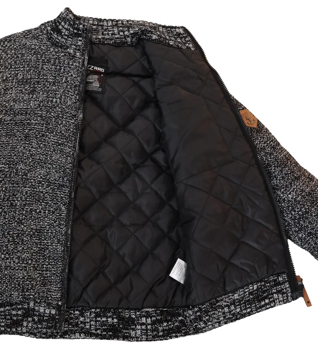 Alvin Unisex Zip-Up Knit Jacket – Structured Knitwear - Afbeelding 6